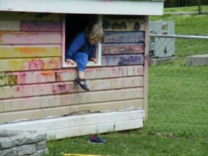 He\'s climbed through windows