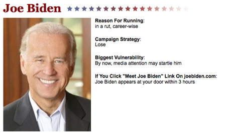 Welcome back, Joe Biden. Love, The Onion.