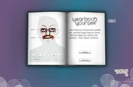 Yearbook Yourself lets you create yearbook photos from your past.