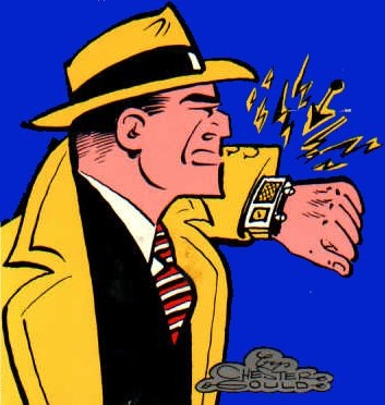 Dick Tracy and his two-way radio watch