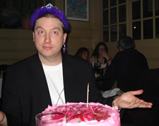 A sensitive man and his cake