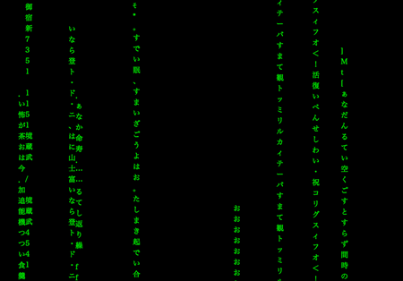 Japanese Twitter Matrix