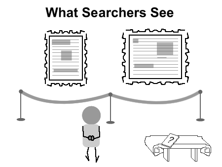 What Searchers See