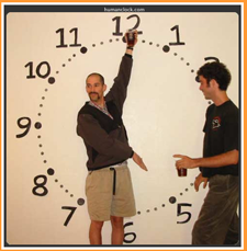Analog Human Clock